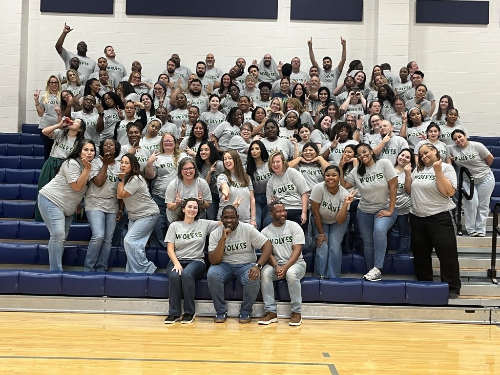 HumbleISD_WLMS's tweet photo. Fun staff. Big hearts. Higher heights! 🐺⛰️ Our West Lake Middle School crew is here to help your children CLIMB—and cheer them on every step of the way! 💙 #WatchOurWolvesClimb #WolfPride https://t.co/oI8h3LwblS