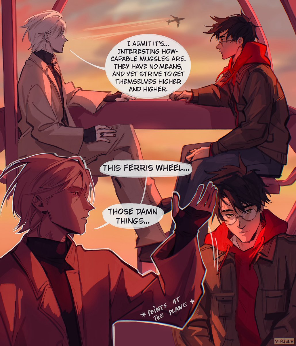 viria13's tweet photo. Up There 1/2 (Grimmauld Roommates AU)
#drarry #hpdm #hp #art https://t.co/RjriWYfUkX
