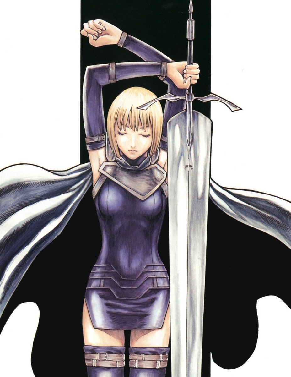 Retroanimes_'s tweet photo. Claymore (2001) https://t.co/TlEzy8VNTz