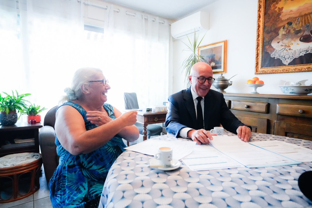 eciotti's tweet photo. En 2024, l'ancienne municipalité a augmenté la taxe foncière de 29,62 % à 35,30 %, soit 47 millions d'euros pris aux Niçois.

Nous avons effacé cette hausse. Au total, 51,4 millions d'euros de fiscalité locale en moins : 33,2 sur la taxe foncière, 10,8 sur la TEOM, 7,4 sur la taxe d'habitation des résidences secondaires.

Nous avons rendu plus que ce qui avait été pris.