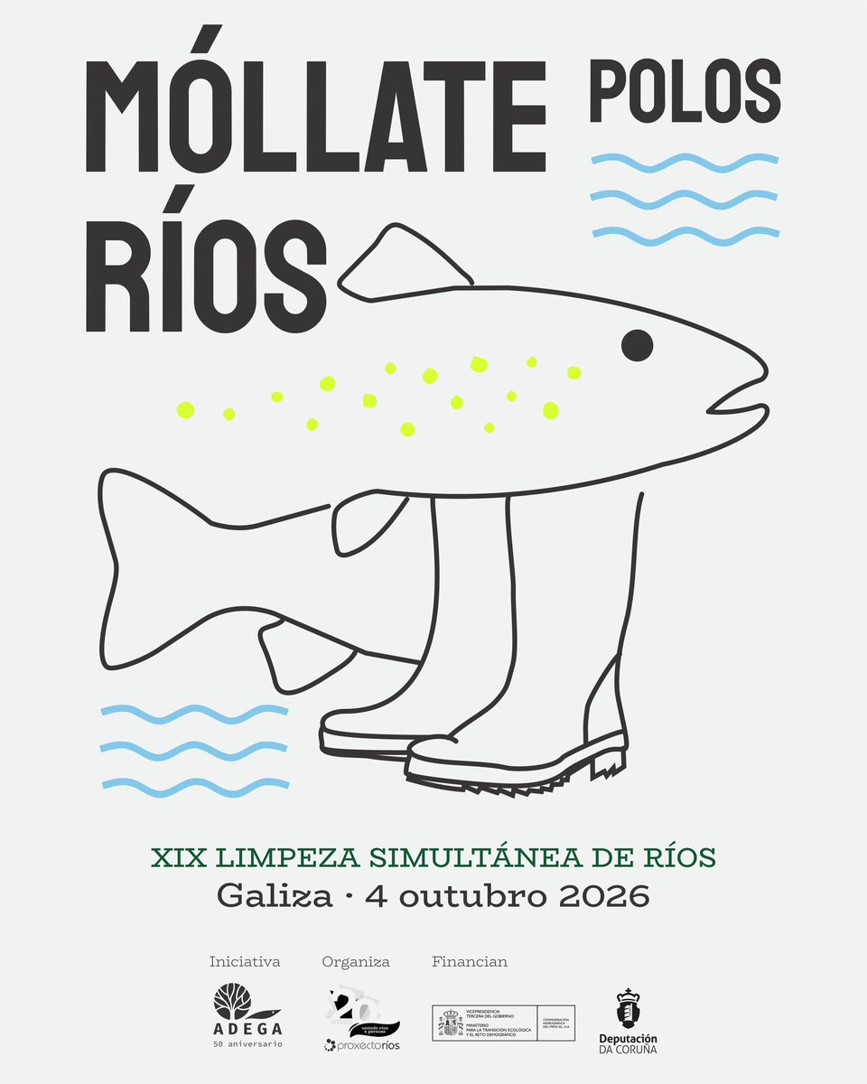 concellodeames's tweet photo. Ames móllase polos ríos! 💧

A actividade será o domingo, 4 de outubro, 🕚 de 11.00 a 13.00 horas. O punto de encontro será na Casa do Concello.

A xornada consistirá na limpeza dun tramo do rego do Ameneiral ℹ️🔗 https://t.co/uqomzEtJD4

#ConcelloDeAmes #MóllatePolosRíos #ADEGA https://t.co/B6Q7VuoB1e