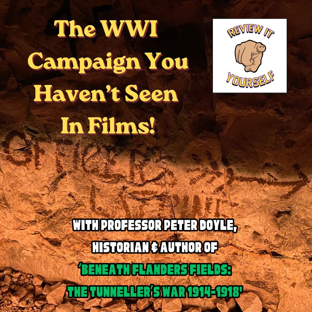 YourselfReview's tweet photo. Huge Thanks to Professor Peter Doyle for joining Sean to discuss the tunnelling companies in the First World War, as seen in the documentary 'The Tunnels of Death' and in his book 'Beneath Flanders Field'.
Episode Out Later This Year.
#ComingSoon #ReviewItYourself #WorldWarOne https://t.co/O26EfZL7jF