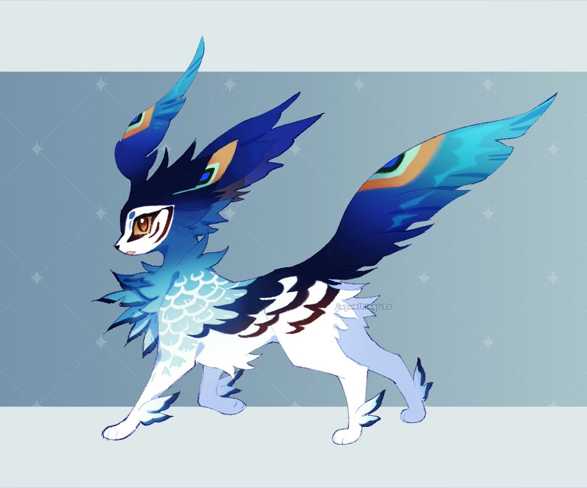 jaywalkings's tweet photo. [ADOPT] Peacock Leafeon

✨ leafeon-inspired design currently up on my th, details below! https://t.co/HTx10rzKjw
