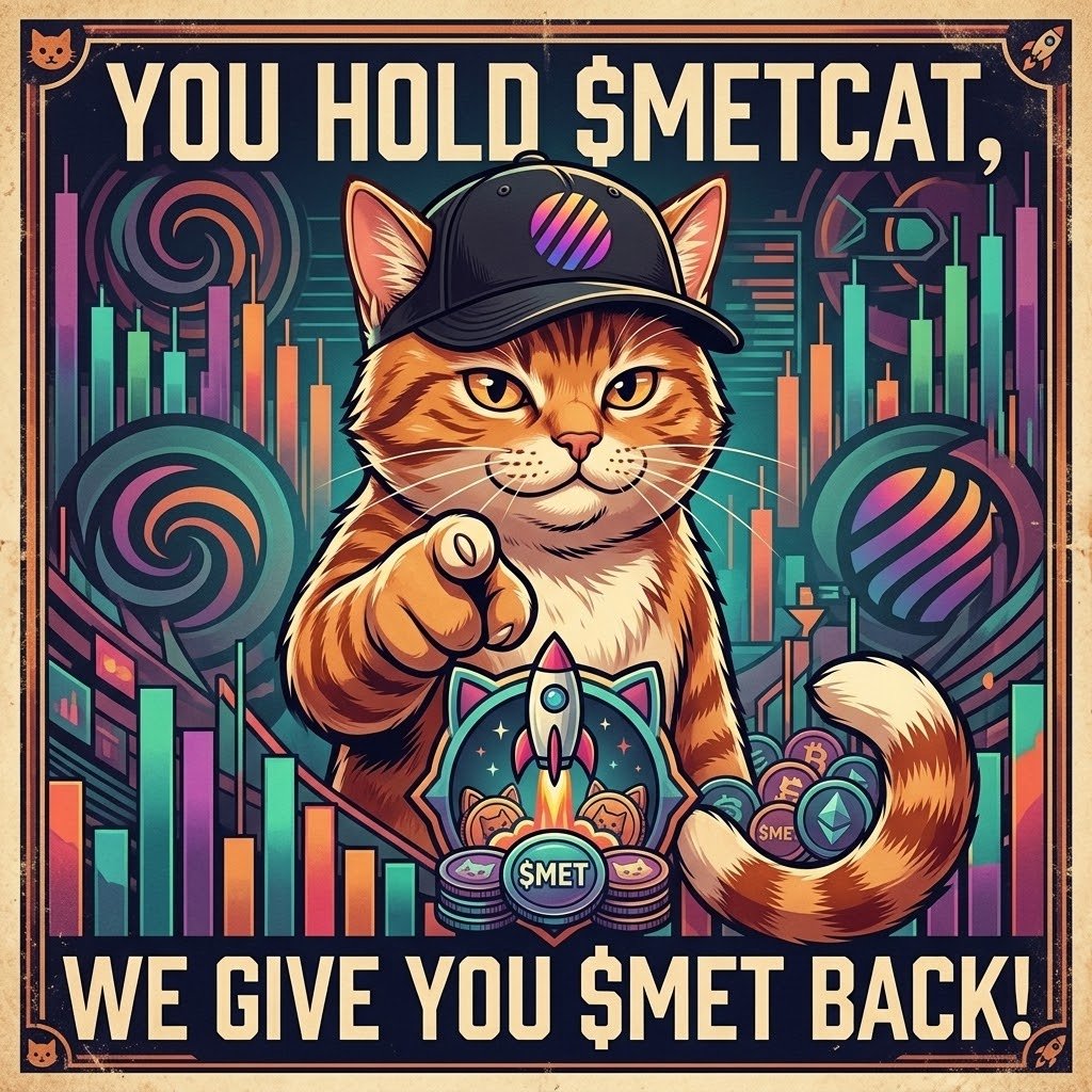 TheMeteoraCat's tweet photo. Gmet!

You hold $METCAT and you get $MET back in return!

We are the cat for @MeteoraAG !!

First is first! https://t.co/qTdAMvjm2b