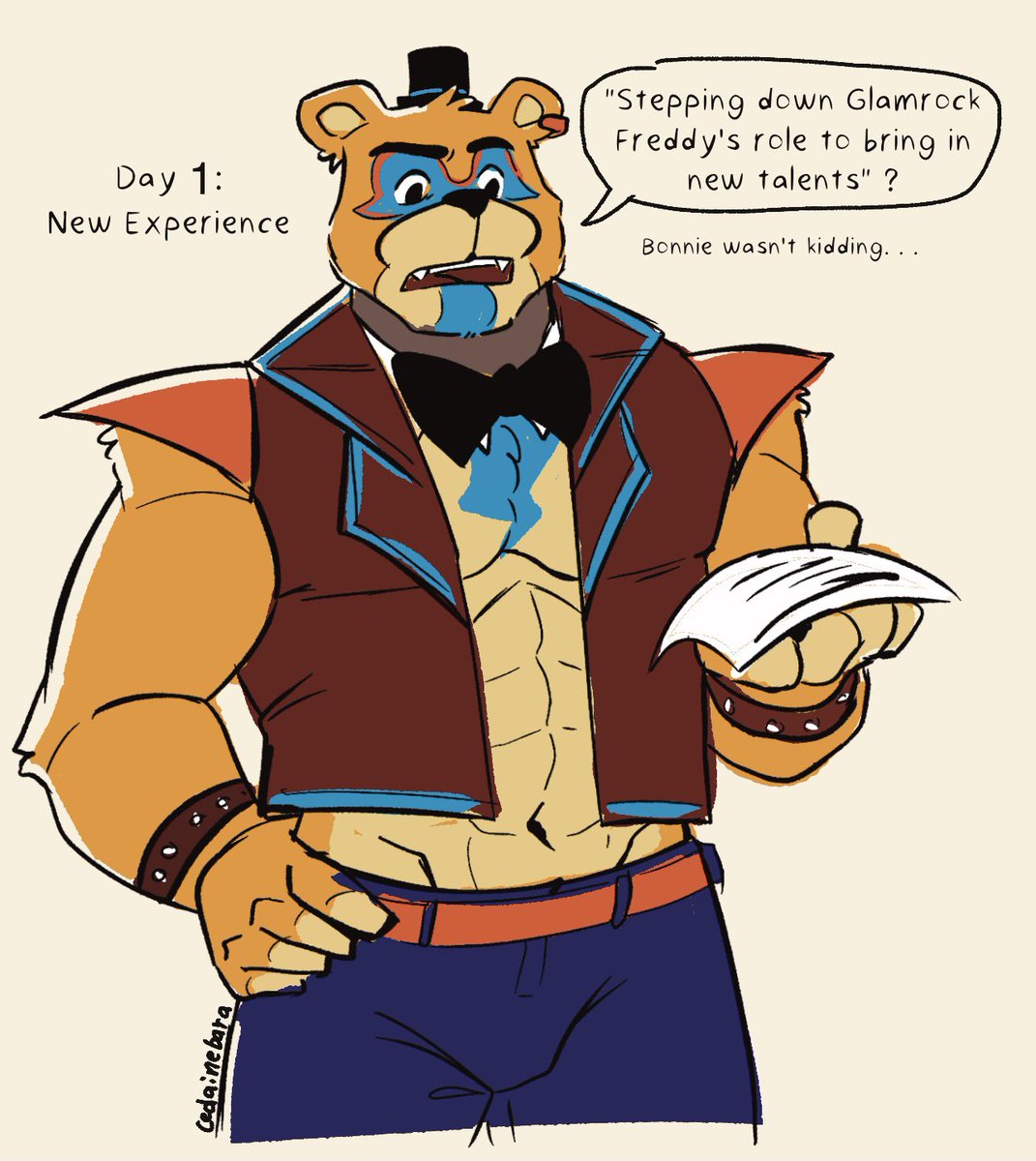 cedainebara's tweet photo. nothing wrong with a bit of time off, right?
#fattytober #fattytober2026 day 1 https://t.co/kjeykr4U8P