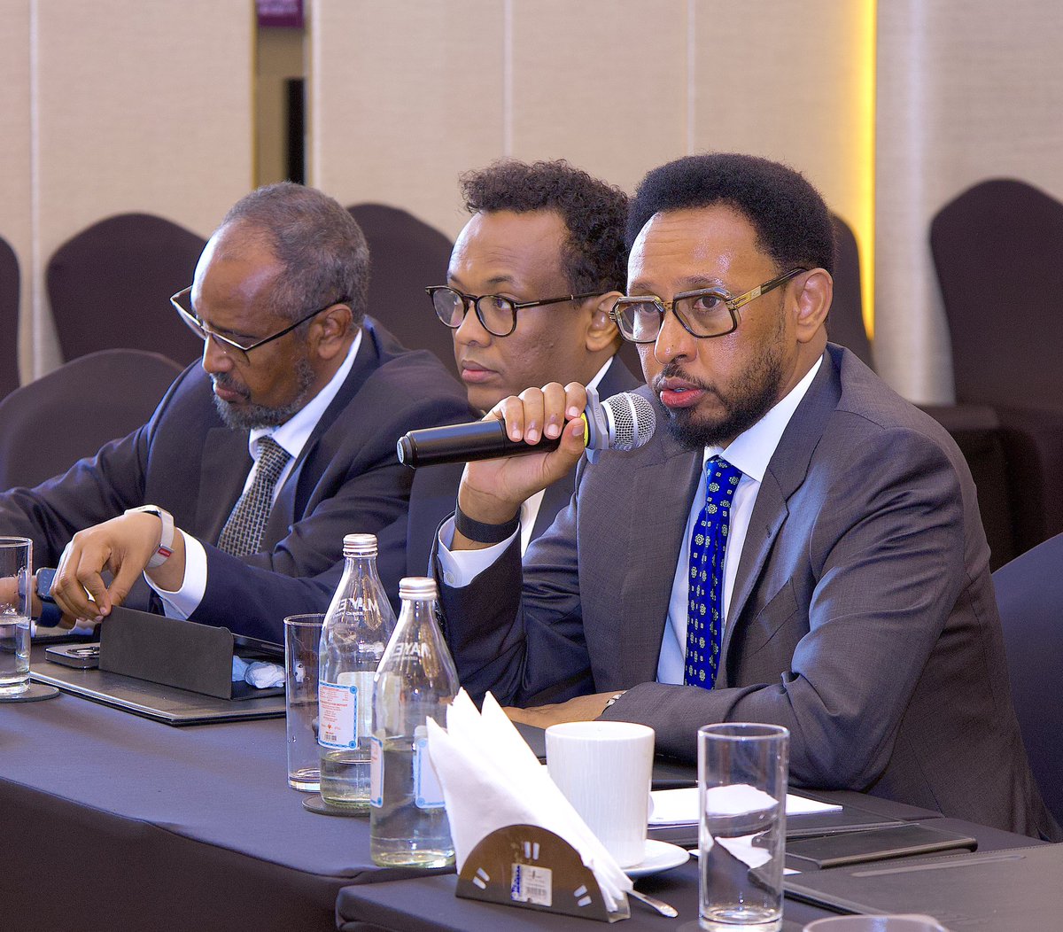 MoF_Somalia's tweet photo. The 2026 IMF Article IV consultations concluded successfully today in Nairobi after a week of talks, led by Minister @BihiEgeh with senior government and Fund officials. The meeting reviewed economic reform progress, opportunities and challenges for economic growth outlook. https://t.co/SxbC3hEOBU