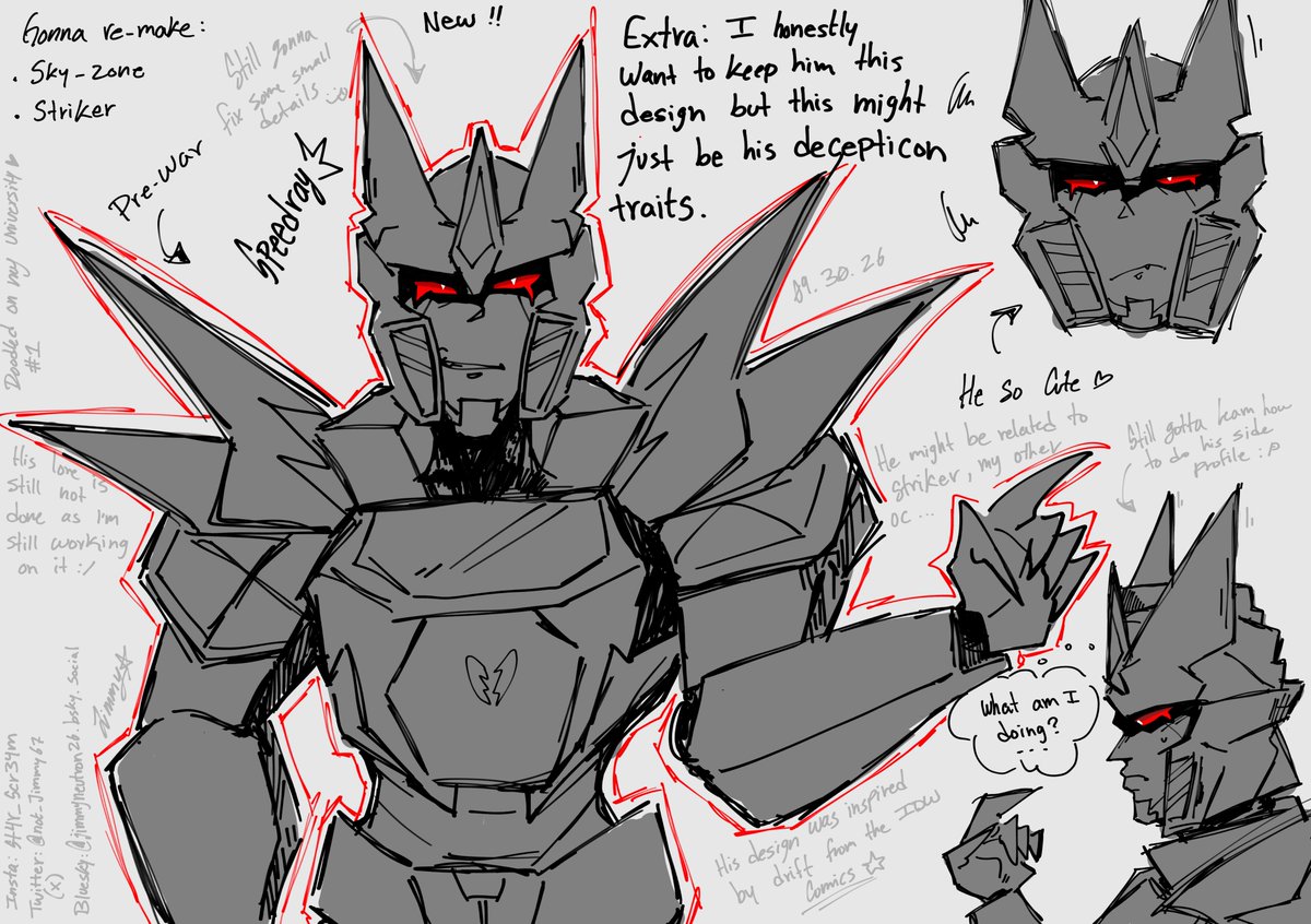 not_Jimmy67's tweet photo. I re-drew my oc Speedray when he was a decepticon as imma think abt his autobot form https://t.co/IHwR5T0kip