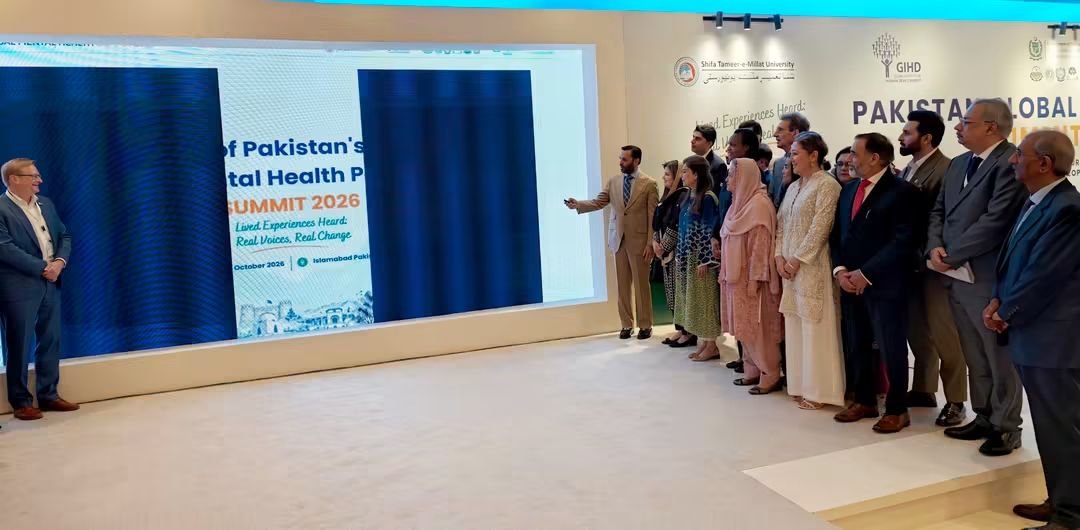 DhoIslamabad's tweet photo. DHO Islamabad,Dr. Syeda Rashida Batool,attended the Pakistan Global Mental Health Summit 2026,which opened with the launch of the National Mental Health Policy 2026–35.The Summit emphasized community-based mental healthcare,prevention,early identification &amp; integration with PHC https://t.co/Pu1hPnOK7K
