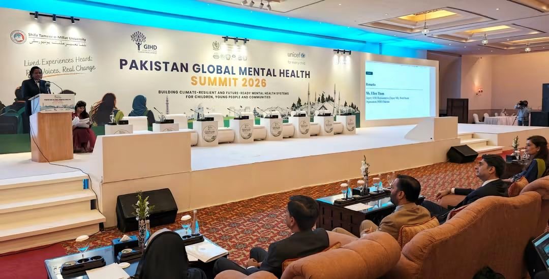DhoIslamabad's tweet photo. DHO Islamabad,Dr. Syeda Rashida Batool,attended the Pakistan Global Mental Health Summit 2026,which opened with the launch of the National Mental Health Policy 2026–35.The Summit emphasized community-based mental healthcare,prevention,early identification &amp; integration with PHC https://t.co/Pu1hPnOK7K