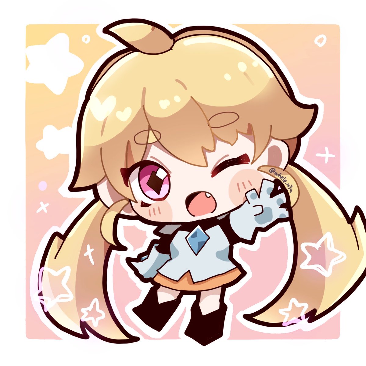 whele_u3u's tweet photo. ちび🌠🌙 https://t.co/jgNobRWG8j
