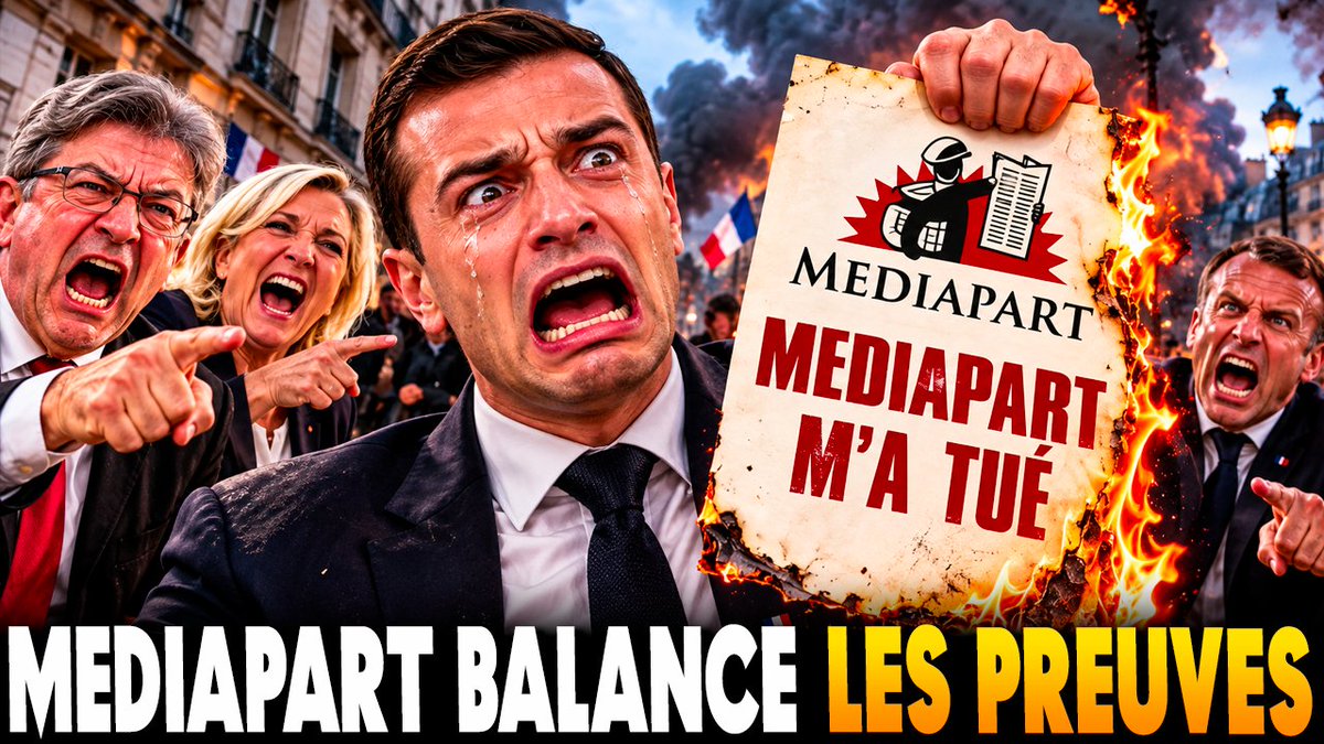 Lesnewsdesamir's tweet photo. Médiapart balance les preuves du dérapage antisémite de Jordan Bardella. Il va démissionner du RN ?
  https://t.co/EZlmJPDpRI https://t.co/QpvC4Mu52Z