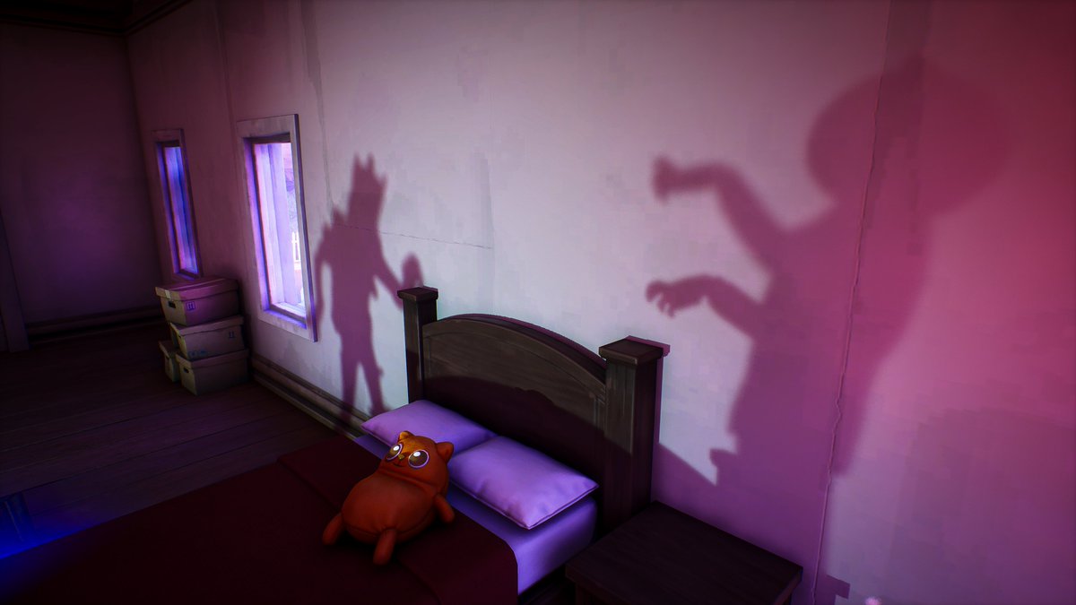 FlotownHockey's tweet photo. There are some spooky shadow figures lurking around this house in Nightmare Neighborhood 👻

#Fortnite #Fortography #Fortnitemares2026 https://t.co/h4mTkBqUhp