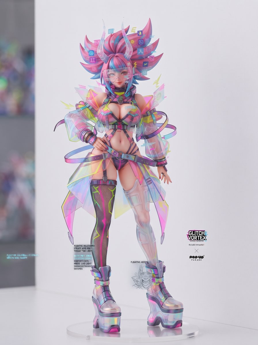 aiactionfigx's tweet photo. GLITCH VORTEX // COLLECTION 001 🌀⚡

A collision of neon energy, corrupted code and impossible fashion.

Welcome to the Glitch Vortex.

More figures are coming. 👀

#GlitchVortex #ActionFigures https://t.co/POdYxPxHut