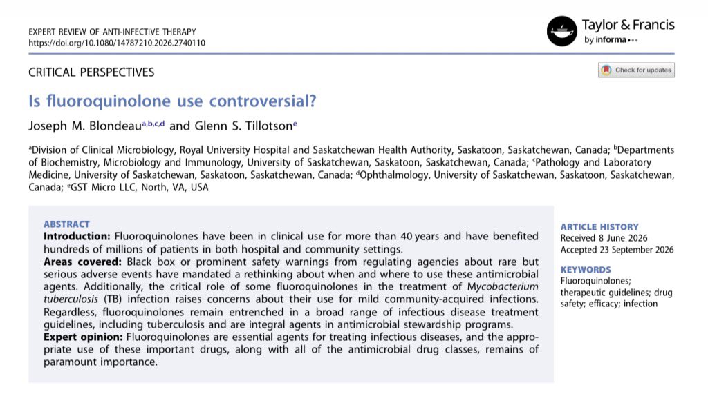 AliSMV7's tweet photo. 🔺Is fluoroquinolone use controversial?

https://t.co/1Tl7dvhazN https://t.co/F6B2cyg3Oj