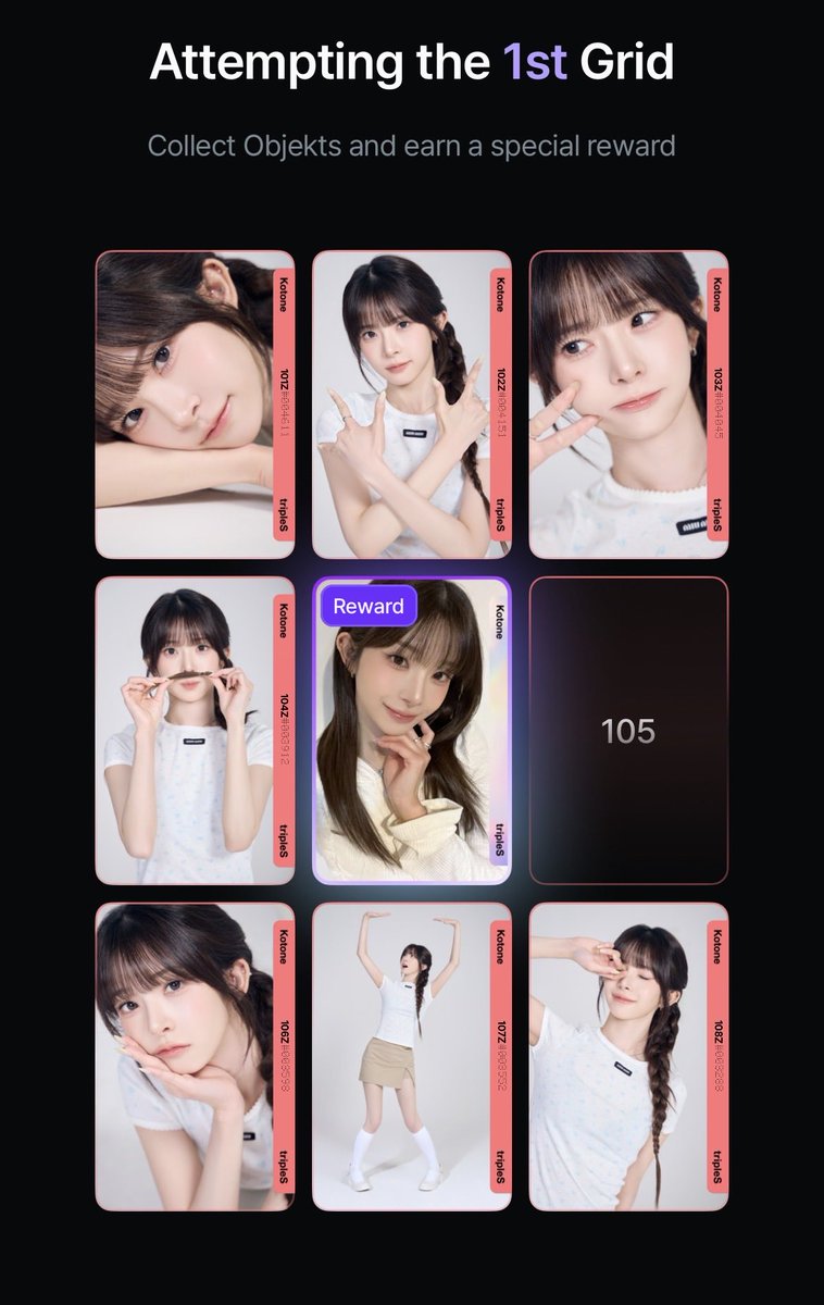 sleektones's tweet photo. if you have any of the missing Kotone fcos and want to trade for any of the fcos I have please let me know!! 

#wavtwt #tripleS #objekt #wtt https://t.co/WFnOLLMGwU