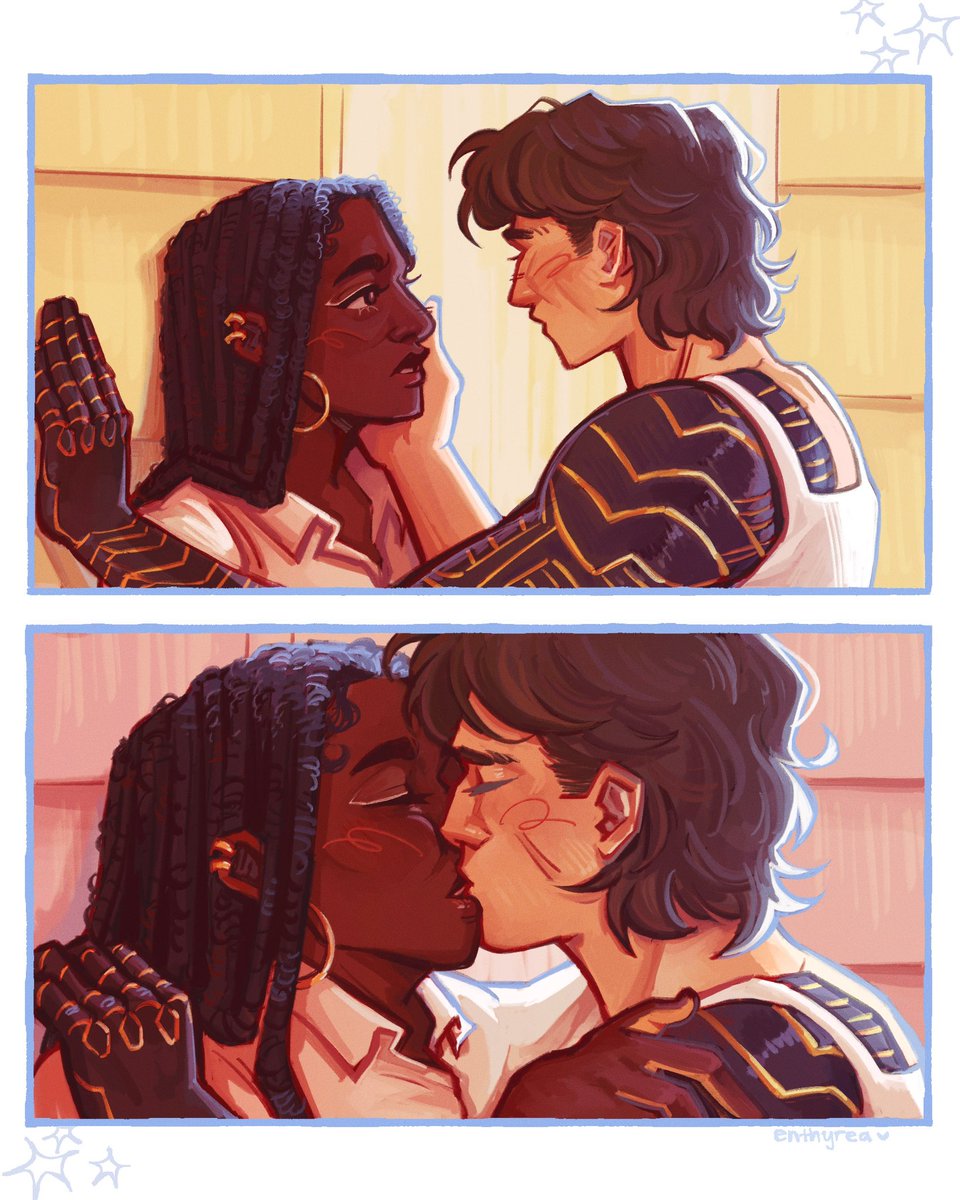 enthyrea's tweet photo. first kiss #sambucky https://t.co/k1qLpwdqv5