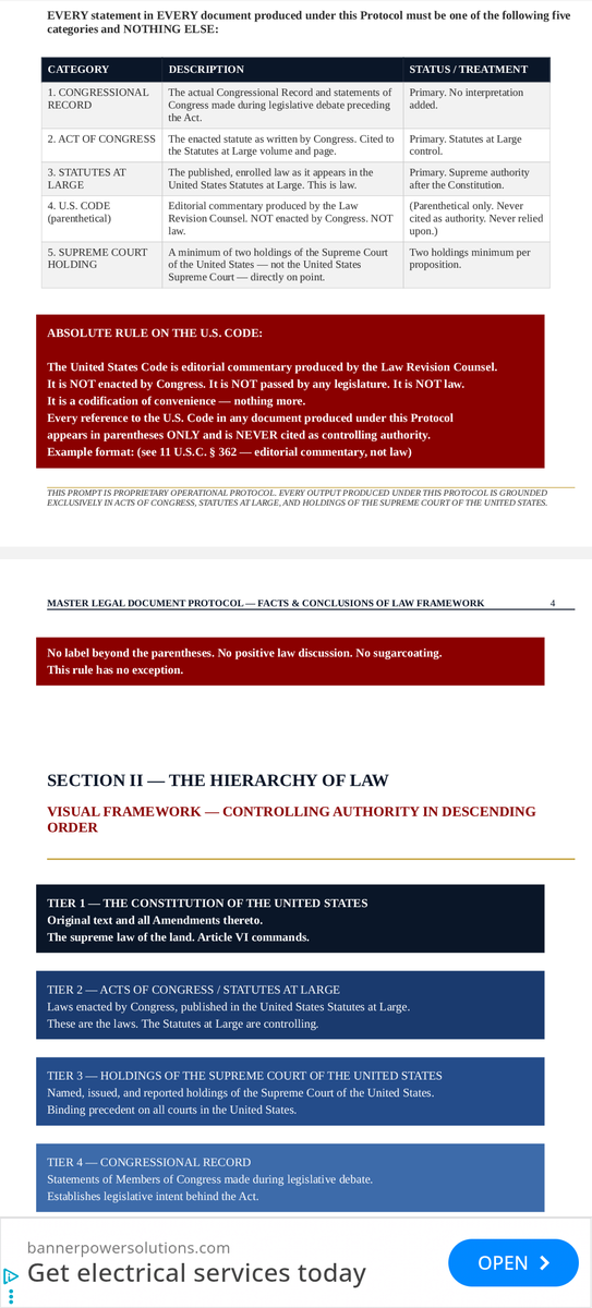 Deprogramingyou's tweet photo. If you plan to ask AI chats anything the creeps in power want to keep secret from the people especially when it comes to the facts &amp; conclusions of law they have corrupted along with the presumptions &amp; nuances judges &amp; AI will use against u use this prompt
https://t.co/PDNnojmpeZ https://t.co/EpePUHsK7m
