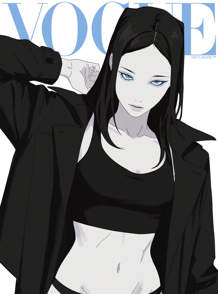 virtuware's tweet photo. Ergo Proxy x VOGUE https://t.co/kvzl8sCF55