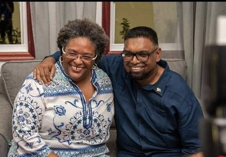 presidentaligy's tweet photo. Happy birthday to my dear friend and sister, @miaamormottley.
I wish you continued strength, good health and every success as you continue your service to the people of Barbados and our Caribbean family. May God continue to bless and guide you. Happy birthday, Mia! https://t.co/281KfhSA5y