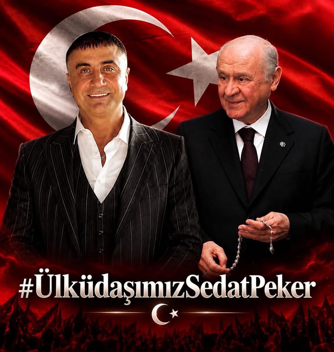 abdullah1186772's tweet photo. #ÜlküdaşımızSedatPeker
🇹🇷🤘Yüce Mevlam Sayın Reisimiz @sedat_peker 🇹🇷 Kendi Öz Vataninda🇹🇷 Olmayı Nasip Etsin insallah 🇹🇷Bir Umuttur Yaşamak🇹🇷 https://t.co/v6OQChQt5k
