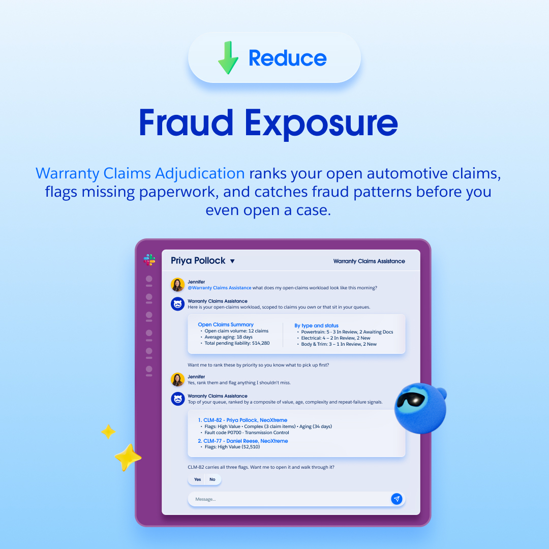 salesforce's tweet photo. What can the Salesforce Winter ’27 Release do for your business?

Optimize agents. Control AI spend. Scale complex transactions. Reduce fraud exposure.