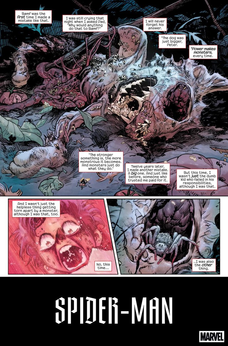 SpiderMan_Newz's tweet photo. Preview of Midnight Spider-Man 

Out October 7th https://t.co/JkS0bivnHz