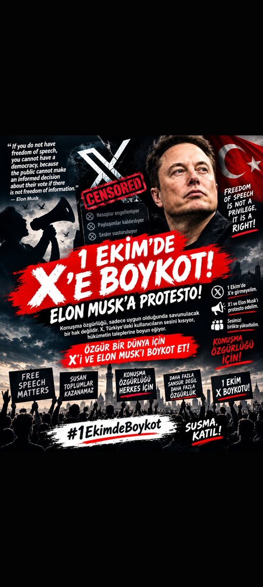 savas72savas's tweet photo. @ateist_ll #StopAccessBan
#ElonMask
#ErişimEngeliniDurdur https://t.co/NTaywSiEZA
