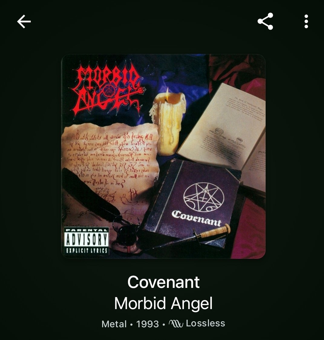 Karliisdeath's tweet photo. Now listening to

Morbid Angel-Covenant #fl https://t.co/tVe0E3VnId
