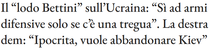 Antipeppe's tweet photo. @giovamartinelli Premesso che senza le nostre armi difensive gli ucraini continuerebbero a fare quello che fanno tutti i giorni, per la "tregua" dovrebbe rivolgersi a Mosca, visto che è Putin che non la vuole
Poi se ci fosse una tregua, che se ne farebbero di altre "armi difensive"? https://t.co/hKfgeioA3l