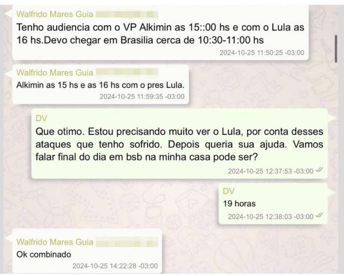 scarlosferrari's tweet photo. 🚨BOMBA! Novas mensagens extraídas do celular de Daniel Vorcaro mostram Lula e Alexandre Padilha - Ministro da Saúde do Lula, em um jantar VIP com o banqueiro. LULAMASTER https://t.co/LD2LlNoLsm