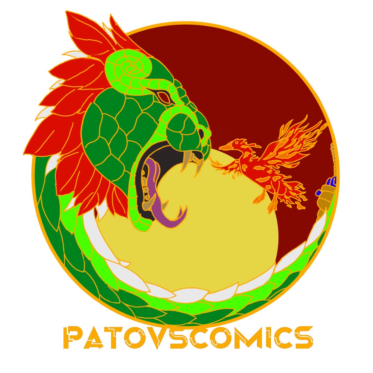 PatovsComics's tweet photo. Introducing my new logo 🔥🔥 https://t.co/fLE5Fxyofo