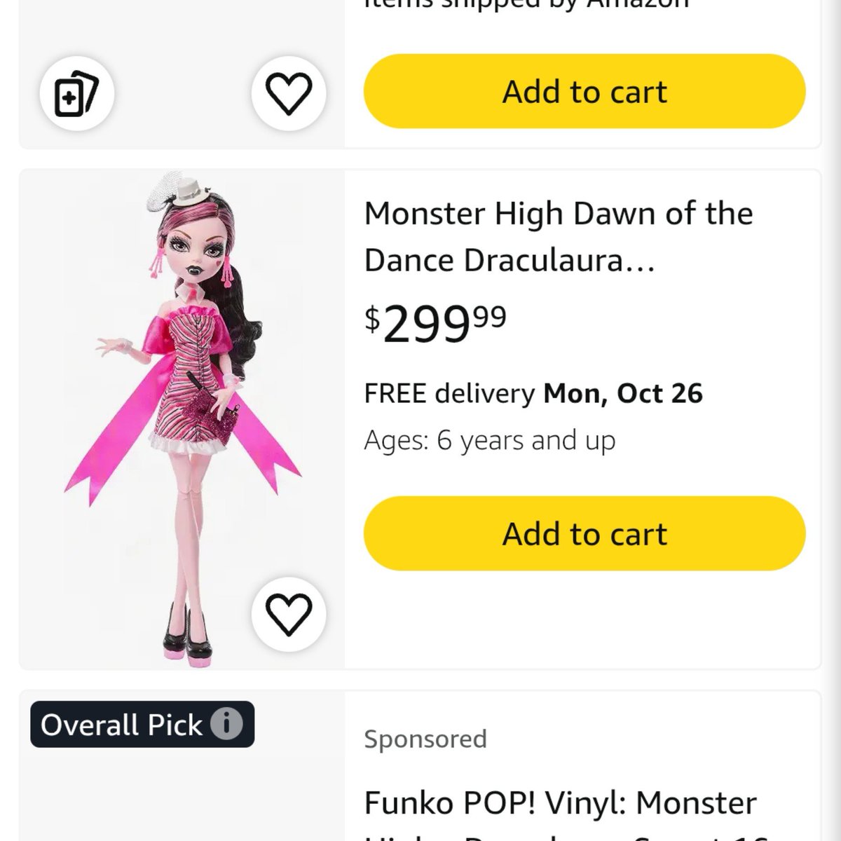 holthyde_'s tweet photo. SHE JUST CAME OUT TODAY AND SHE'S ALREADY GONE ON AMAZON 😭😭😭

This is the only listing I can find of her. https://t.co/8dgEaoAJWx