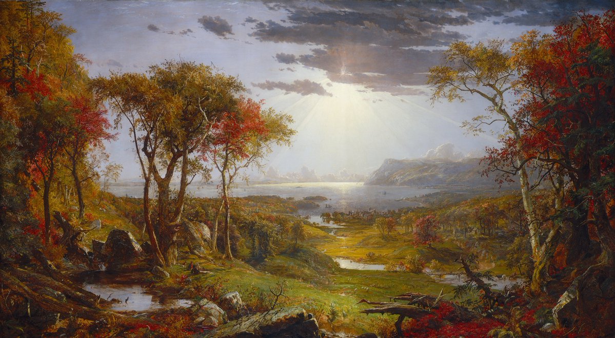HistoriaJack's tweet photo. The Autumnal Landscapes of the Hudson River School https://t.co/JMmmUZOIP0