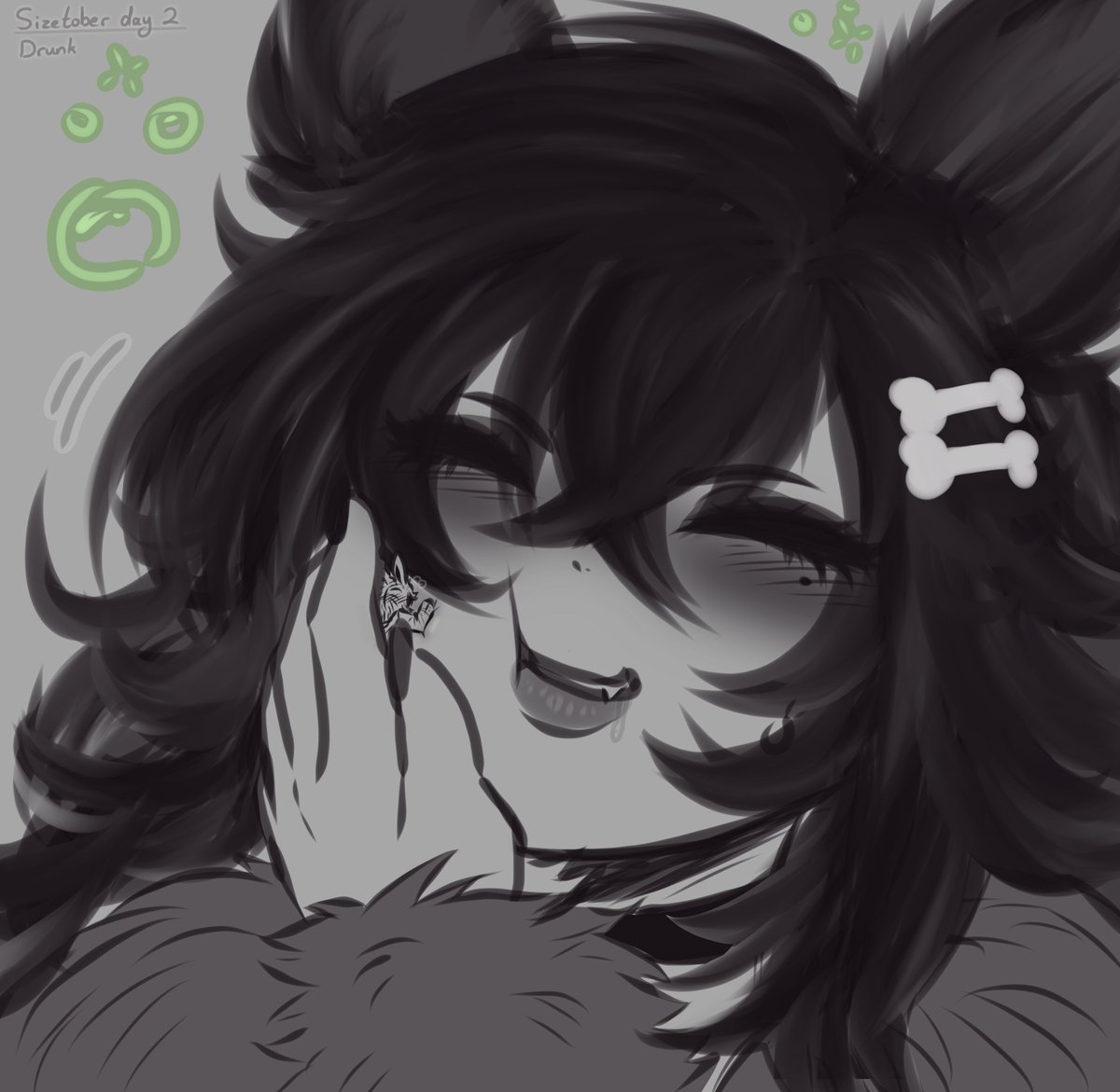 gvh_vee's tweet photo. Doing the Sizetober thing
My wolf lady Hunter humping her pillow with her tiny coworker under her and the two at a party while Hunter's drunk~
#sizetwitter #sizefetish #sizetober #macrophilia #giantess
I'll be busy with exams soon so I did day 2 early- won't be able to draw much https://t.co/B1gBNmXpAG