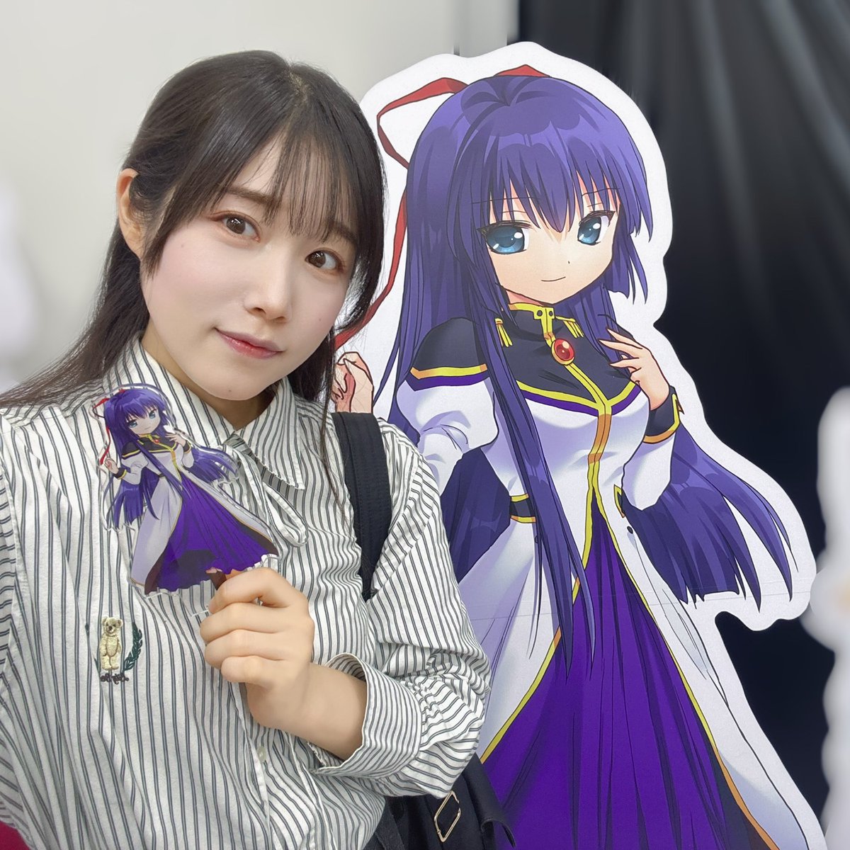 goto_saori18's tweet photo. 新谷良子さんと #ギャラクシーエンジェル 
のポップアップストアに行って参りました🪽✨

グッズも残り僅かでしたが数点購入！
あとは通販致します…🥲🫶笑

ポップアップは4日(日)までとなっておりますので、ぜひこの機会に作品に触れていただけたらとても嬉しいです…！☺️ https://t.co/vvzh87dgt2