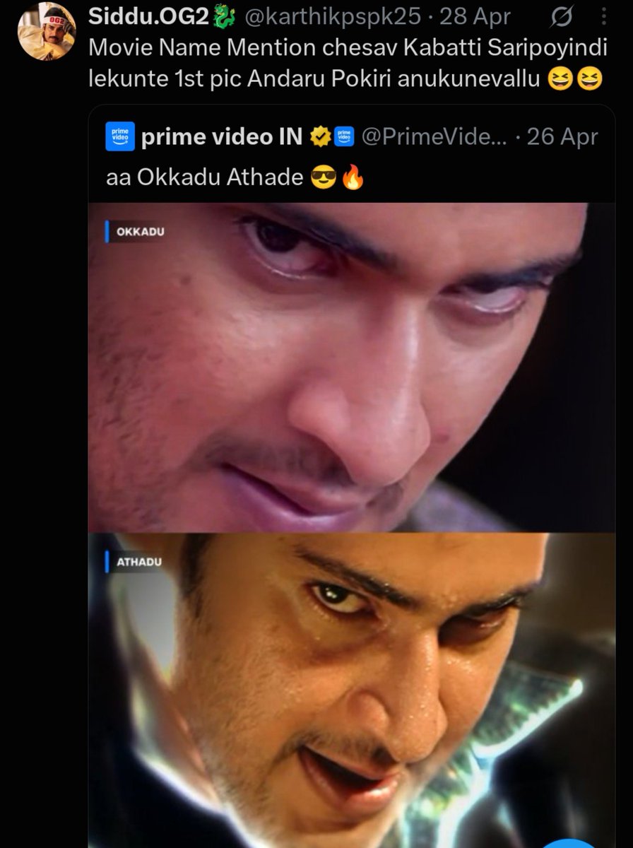 urstrulyhash's tweet photo. Meanwhile bro's sarcasm https://t.co/4IB0i14Xxd