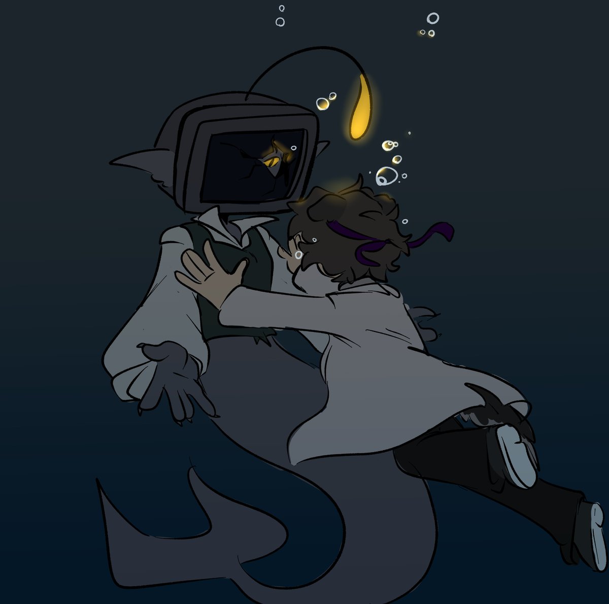 cannimochi's tweet photo. some.of my mermaid au for #wifiestober26 day 1 https://t.co/wbrXELGIGV