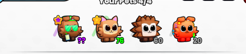 Autho0o0's tweet photo. @VityaTheOtter @tomdidthings @pet_sim_99_dog @PetMultiverse_ The pets style look nice hoping for a bigger pet soon 😛 https://t.co/GlB5ZUhnsq