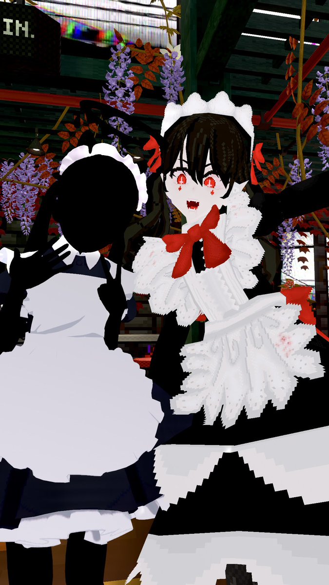 hamukyo318's tweet photo. ダブルメイド🖤🤍
かぐやちゃんLap改変可愛かった‥‥！ #INFLORESCENCE https://t.co/pvWWWGl0df