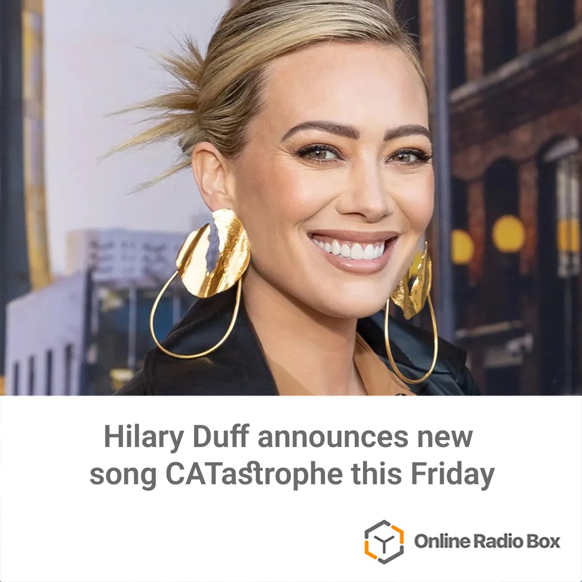 onlineradiobox's tweet photo. π±πΆ #HilaryDuff's new track #CATastrophe arrives Friday! The song is featured in the upcoming The Cat in the Hat movie.
Listen to Hilary Duff anytime at OnlineRadioBox! πΆπ±β¨
https://t.co/LNHZ3sIOPu
#MusicNews #OnlineRadioBox https://t.co/hFMNSEUzU2