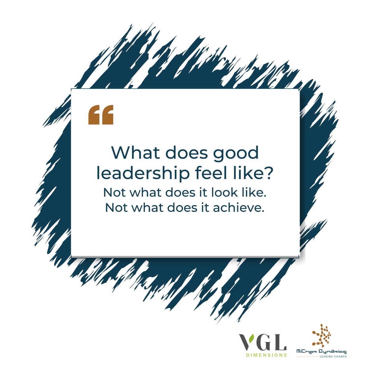 VGLDimensions's tweet photo. What does good leadership feel like? It's not about having all the answers but being self-aware and emotionally intelligent. Leaders should foster open, compassionate environments where people feel valued and heard. How do you lead? 🤔 #LeadershipMatters #EmotionalIntelligence https://t.co/HLXugwGvL8