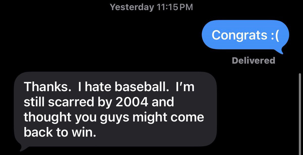Andrewkendo's tweet photo. My Yankee friend last night https://t.co/uYwlLP0zrY