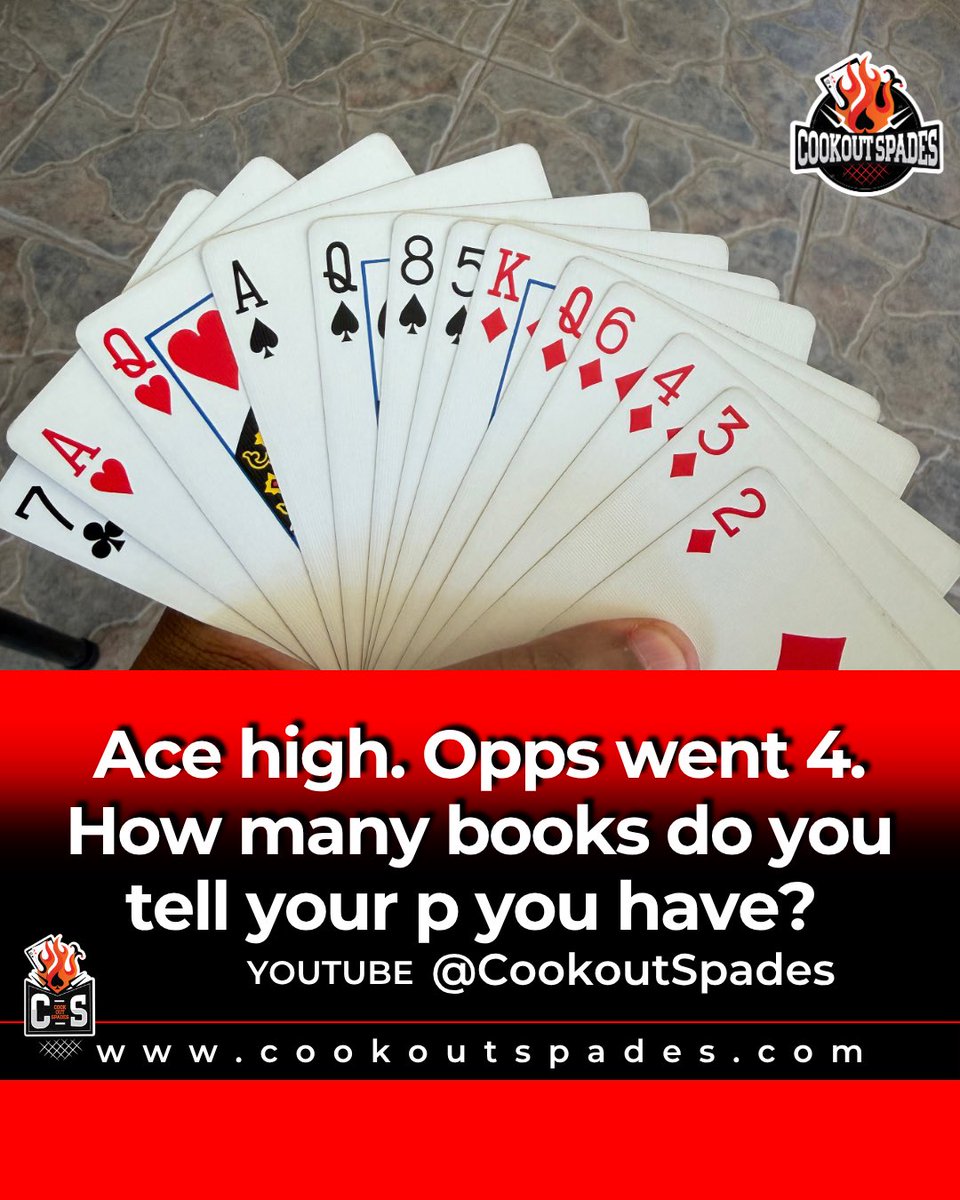 CookoutSpades_'s tweet photo. #HandOfTheWeek what’s your bid?
#Spades https://t.co/StLAAodimP
