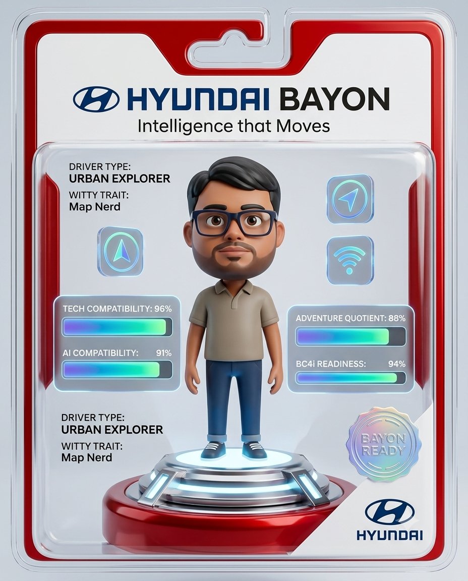 JIGMISINHA's tweet photo. @HyundaiIndia Here is my entry 

 #LicenseToBAYON

@HyundaiIndia https://t.co/6AgLAHYkEw