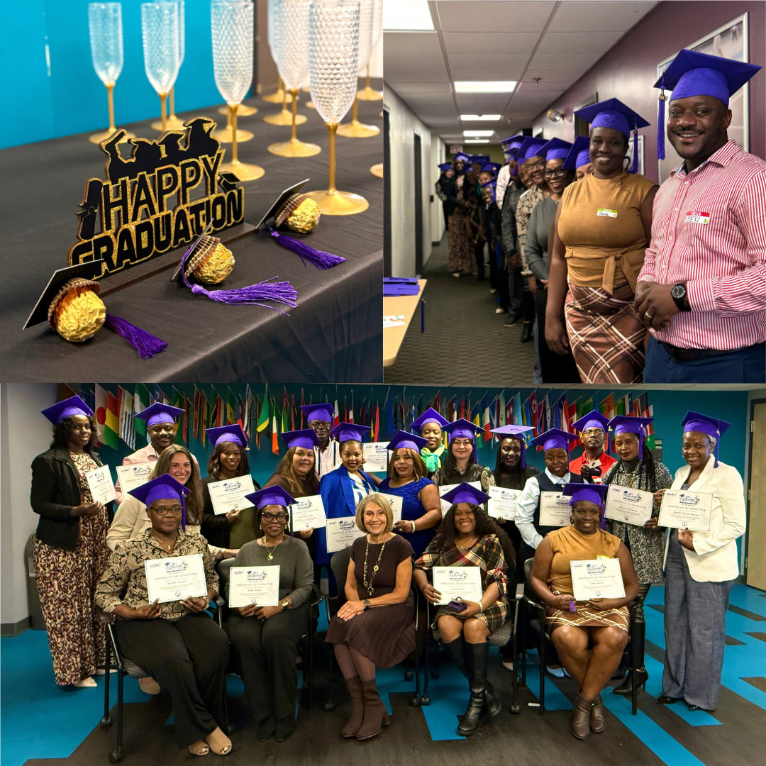 tillinc's tweet photo. The rigorous 14-week course, a partnership with Bay Path University, provided students with 3 academic credits and health services training from a professor of occupational therapy. Three cheers to you all.
#TILL #Pathways #Graduation https://t.co/DcBNVDEM4k