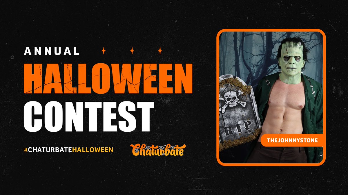 chaturbate's tweet photo. Chaturbate’s Annual Halloween Contest is back! Two winners will each take home $500 in tokens every week in October. 🎃

To enter:
❶ Post a photo in your Halloween costume on X. 
❷ Use #ChaturbateHalloween and tag @Chaturbate.
❸ Go live on Chaturbate wearing the same costume.

One photo per entry. One entry per day. Enter as many days as you like throughout October. 🧡