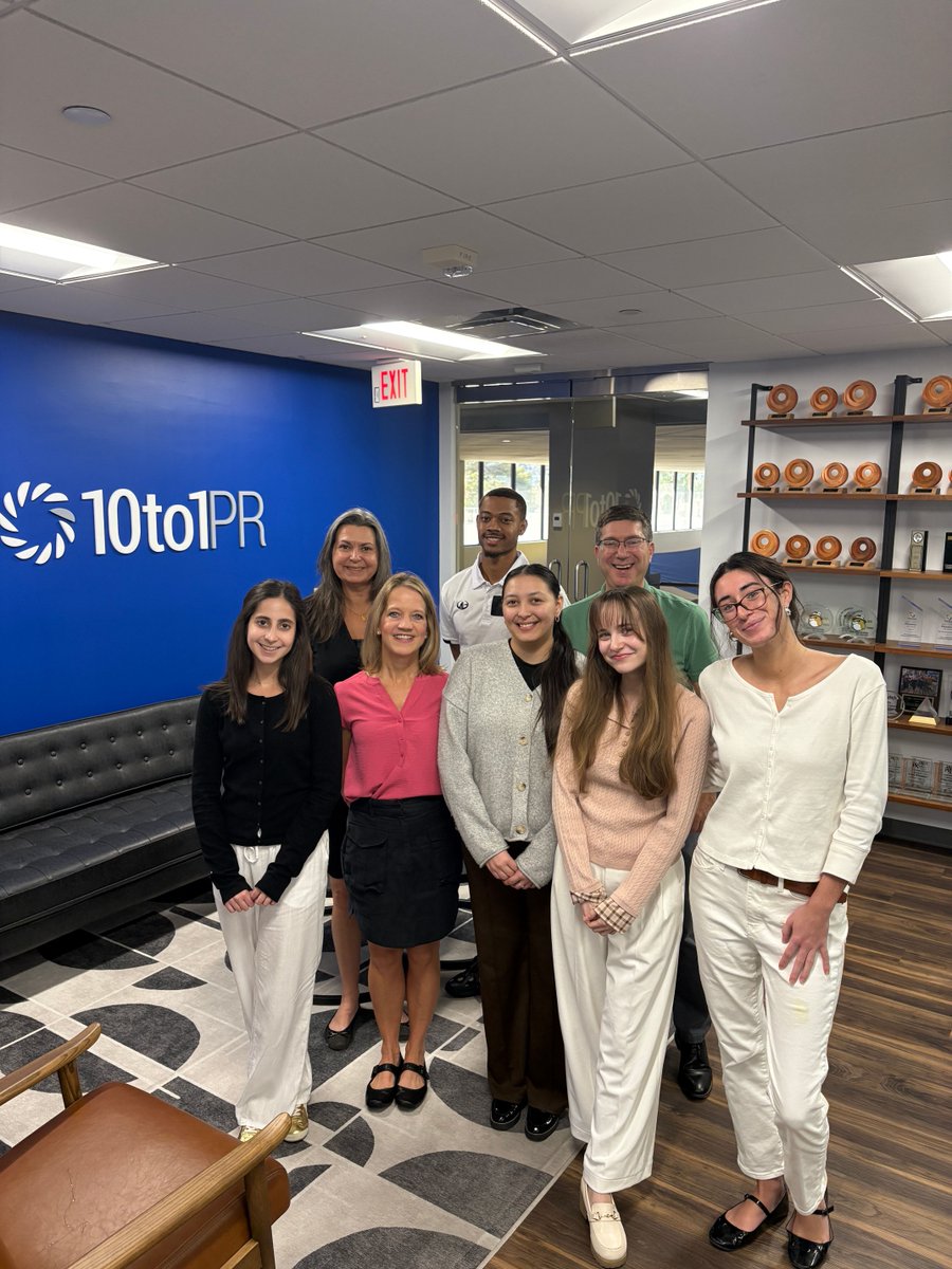 10to1PR's tweet photo. It's10to1PR Day! Get it?!?! 10/1?!?! Proud of this team and their hard work, client wins, and shared commitment make this team truly one of a kind. 
#10to1PR #PR #Team #Success https://t.co/1gc2Kf9PEN