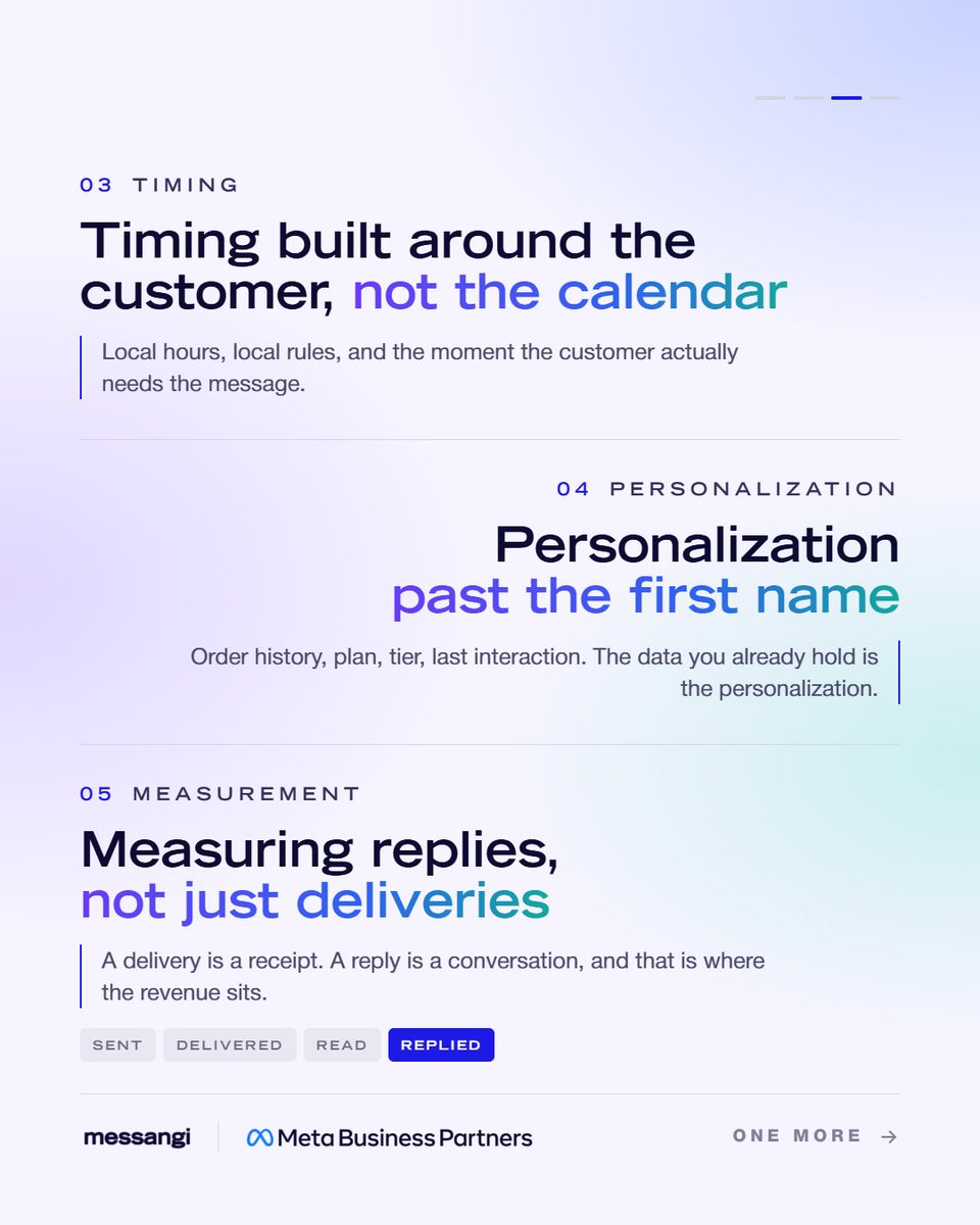 messangi's tweet photo. Setup determines WhatsApp campaign performance. 📲
Messangi pairs verified consent, approved templates, and smart timing to track replies that convert.
Trust grows through well-timed, approved messaging!
#WhatsAppBusiness #CustomerEngagement #Messangi https://t.co/bsUDlspmif