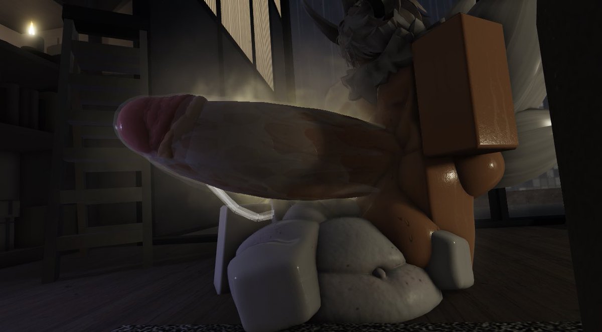 Lunar_Haze022's tweet photo. My evil 🦊 friend invited me over since the rain stopped my previous plan and was nice to let me dry up :3, But thingz very quickly got kinda silly and evil 🦊 ended up pounding me over and over again until the rain stopped🐈

#robloxporn ~ #rr34 ~ #rosex ~#robloxcondo https://t.co/3VGNcTcj3k