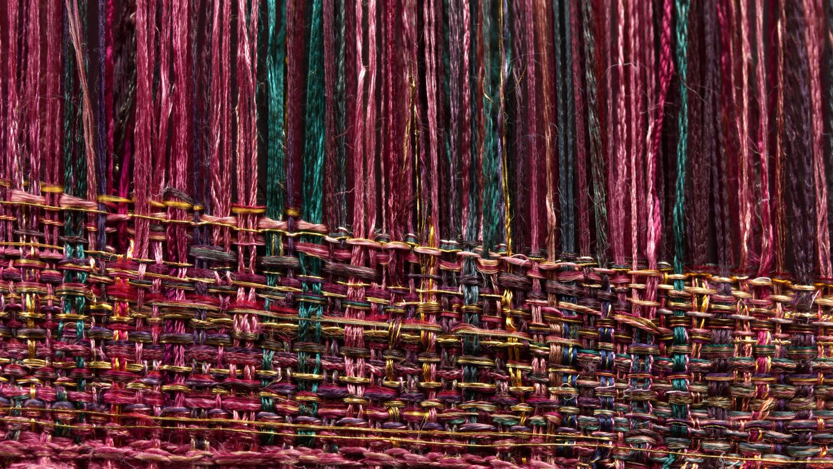 Woven-textile detail from BFL's 4K showcase